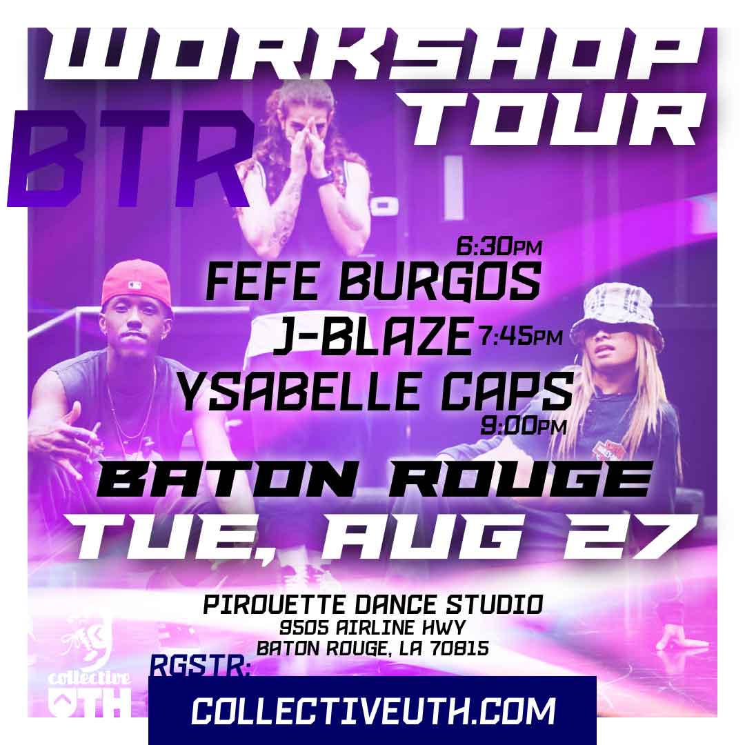 Baton Rouge Louisiana Chris Brown Dancers Workshop Tour